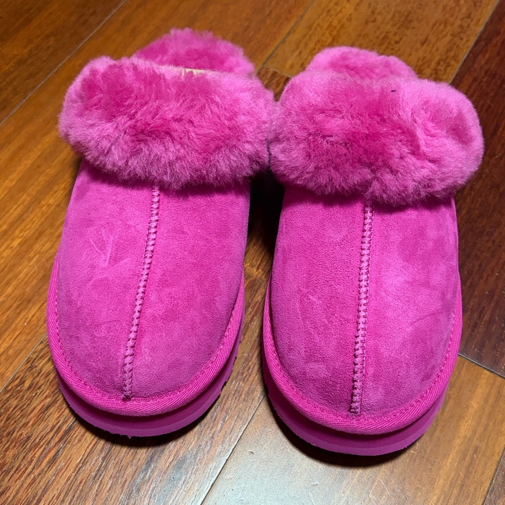 UGG Disquette Pink Suede Slippers